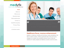 Tablet Screenshot of medlytix.com